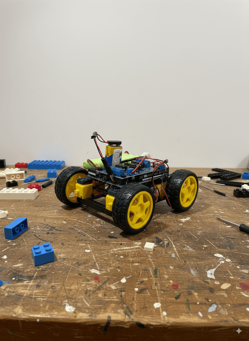 Initial Arduino rover project by Moresh